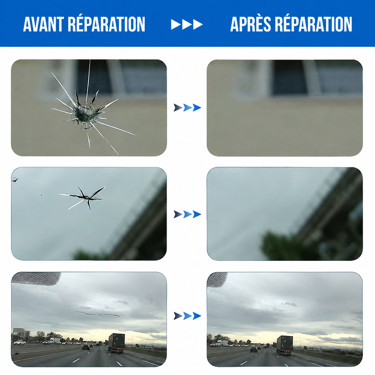 Kit de Réparation de Pare-Brise