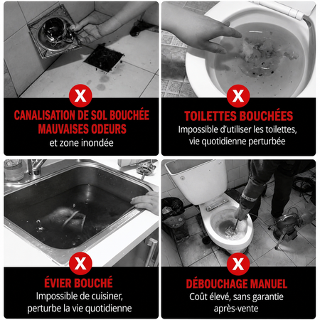 🚿 DÉBOUCHEUR DE CANALISATIONS EN POUDRE(01 ACHETÉ=01 OFFERT)