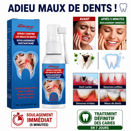 Spray Contre les Maux de Dents : Soulagement Immédiat & Soin Anti-Caries