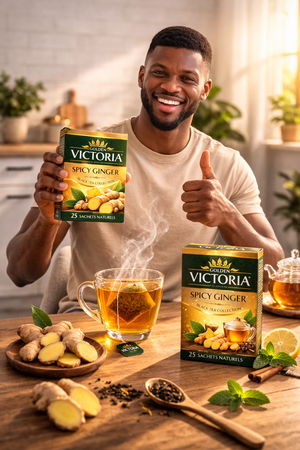 Le thé naturel au gingembre qui améliore votre digestion, booste votre énergie et vous soulage dès les premières utilisations.